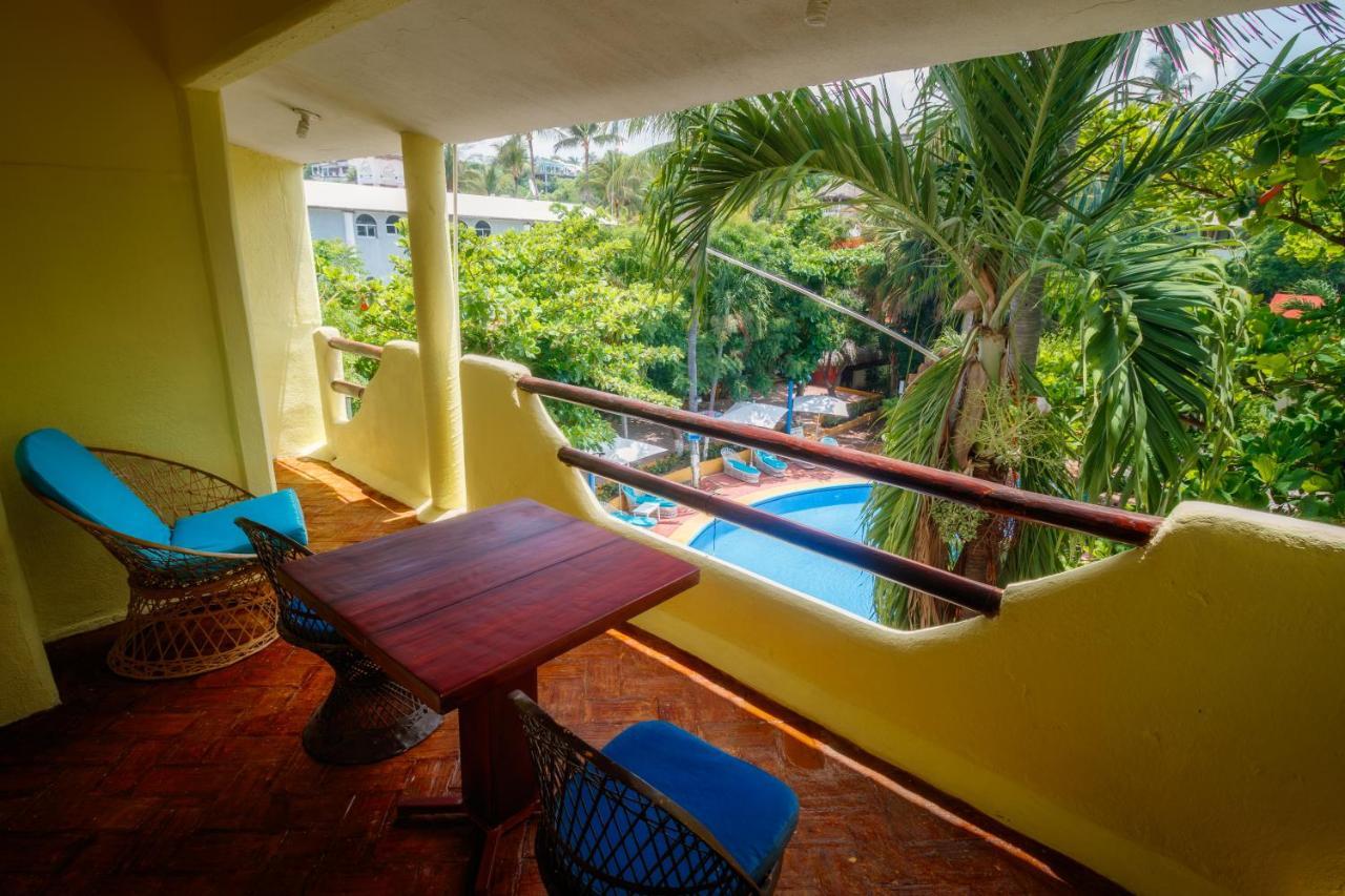 Hotel Bungalows Acuario Пуэрто-Эскондидо Экстерьер фото